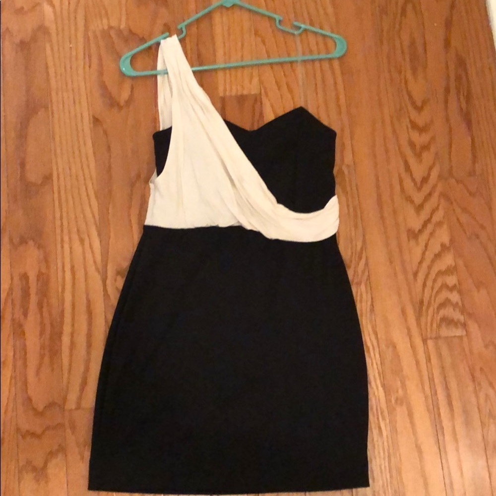 A mini cocktail dress